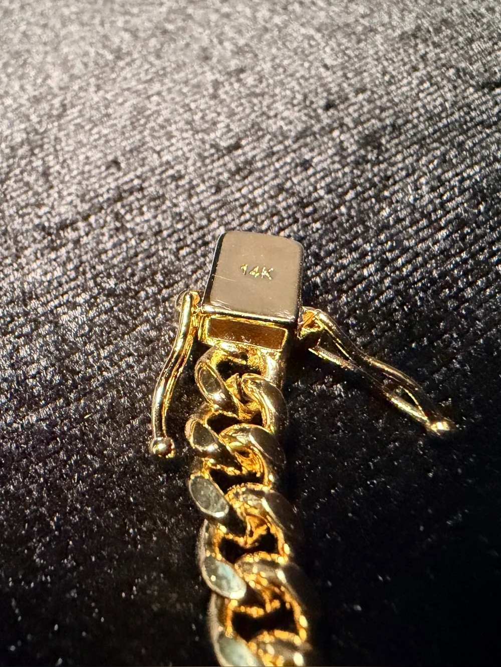Cuban Bracelet 8.5in 6.3MM 14K Premium Finish w/Box Lock. Brand New.